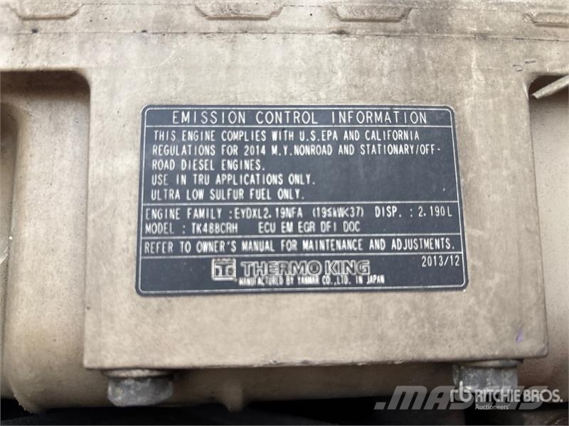 Great Dane ESS-1114-11053 53 ft x 102 in T/A Refrigerated Tra Poluprikolice hladnjače