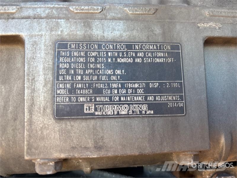 Great Dane Ess-1114-11053 53 ft x 102 in T/A Refrigerated Tra Semirremolques de temperatura controlada