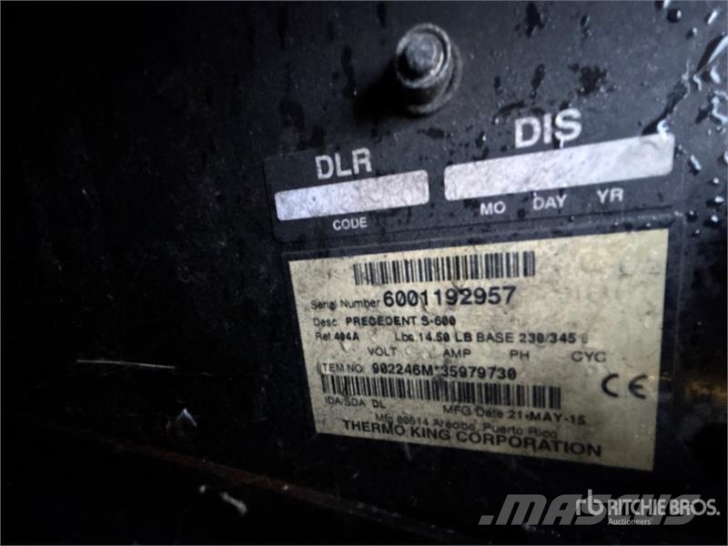 Great Dane ETL-1914-31053 53 ft x 102 in T/A Refrigerated Tra Hladilne polprikolice