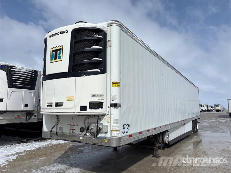 Great Dane ETL111431053 53 ft x 102 in T/A Refrigerated Trail Poluprikolice hladnjače
