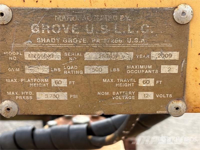 Grove MZ66DXT Teleskopske podizne platforme