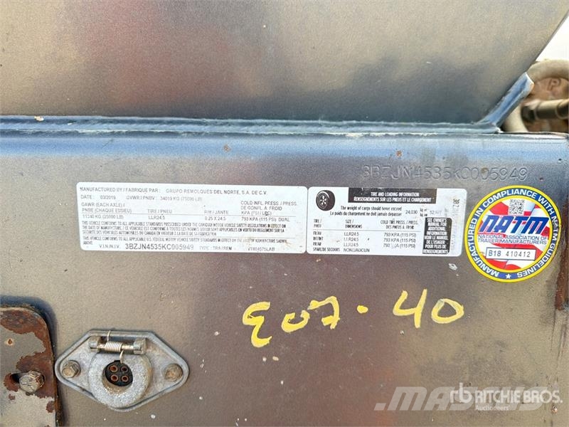 GRUPO 165 bbl Tri/A Vacuum Tanker Trailer Tanker trailers