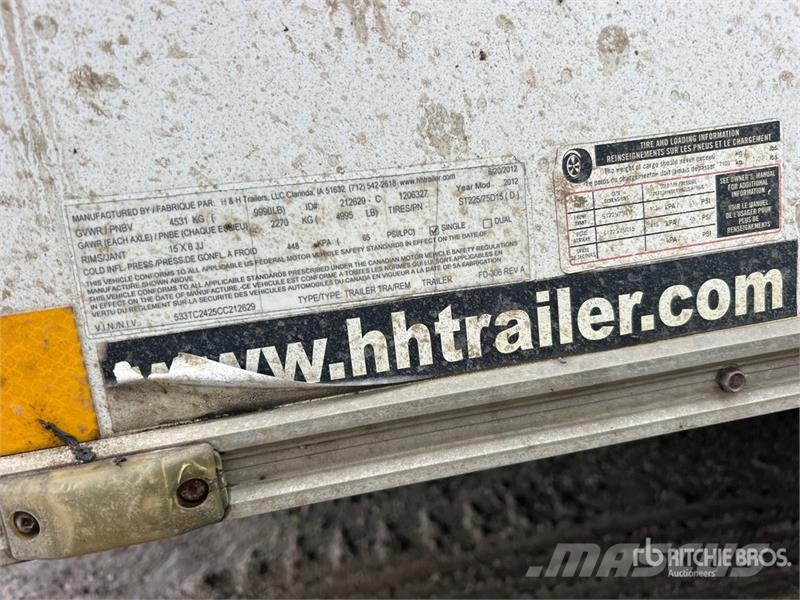 H & H & 24 ft T/A Enclosed Trailer Box Trailers