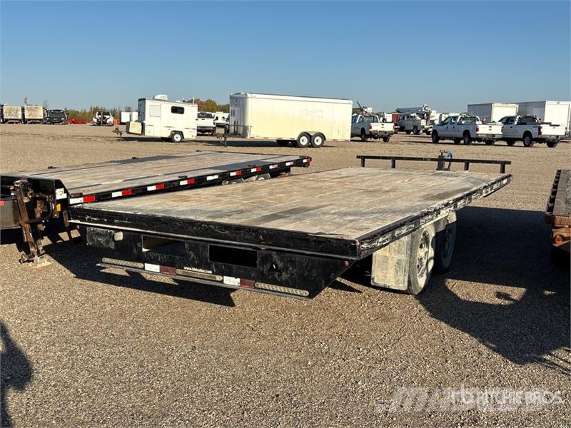 H & trailers 20 ft T/A Flatbed Trailer Pritschenanhänger