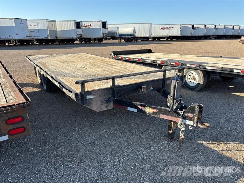 H & trailers 20 ft T/A Flatbed Trailer Pritschenanhänger