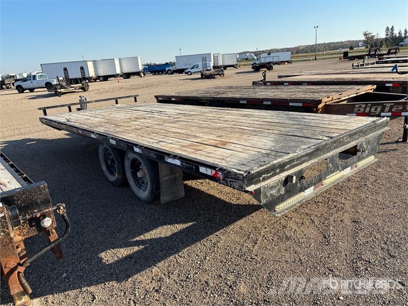 H & trailers 20 ft T/A Flatbed Trailer Pritschenanhänger