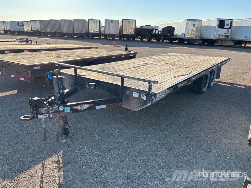 H & trailers 20 ft T/A Flatbed Trailer Pritschenanhänger