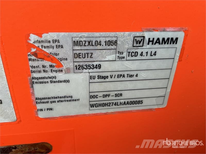 Hamm HD+ 120i VO Double Drum Roller Twin drum rollers
