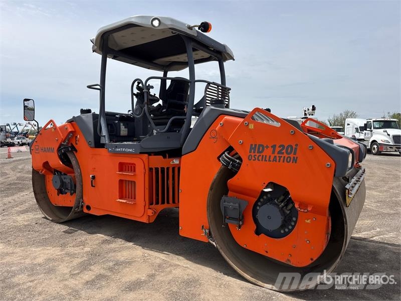 Hamm HD+ 120i VO Double Drum Roller Twin drum rollers