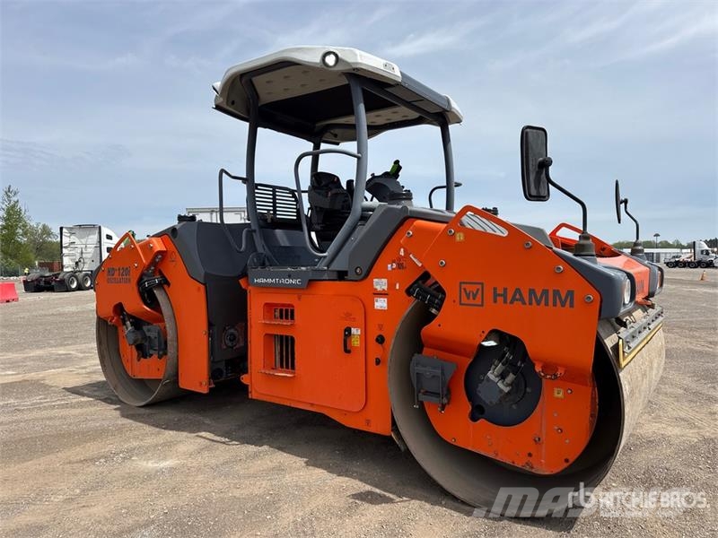Hamm HD+ 120i VO Double Drum Roller Twin drum rollers