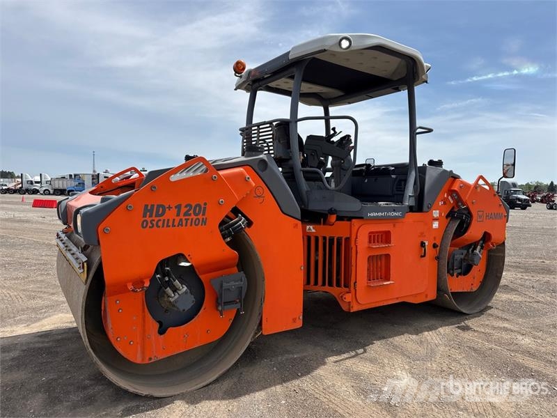 Hamm HD+ 120i VO Double Drum Roller Twin drum rollers