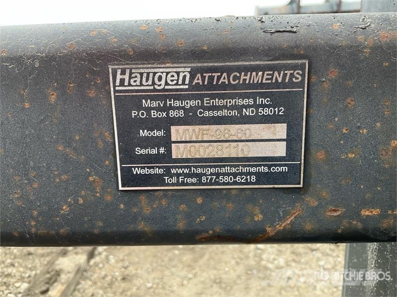 Haugen MWF-96-60 60 in Q/C Wheel Loader Forks Uñas para carretilla