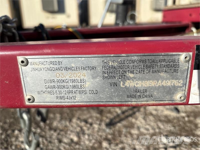  Haul masters 8 ft S/A Utility Trailer Citas piekabes