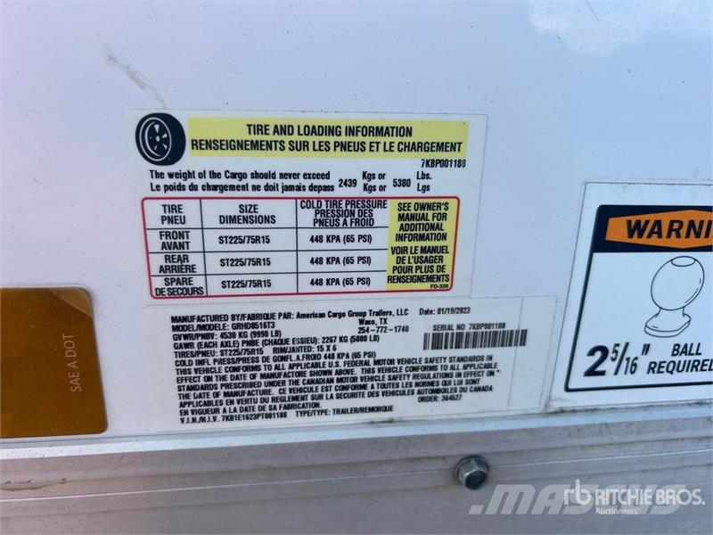 Haulmark GRHD8516T3 T/A Fuel and Lube Trailer Prikolice cisterne