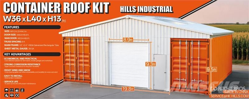  HIlls Industrial 364013 36 ft x 40 ft x 13 ft Cont Muu