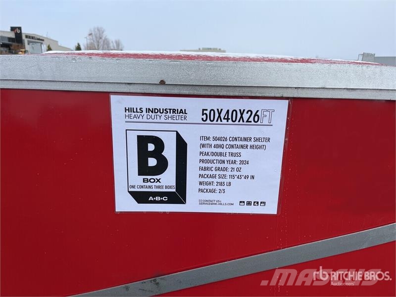 HIlls Industrial 504026 50 ft x 40 ft x 26 ft Stor Construcción - Otros