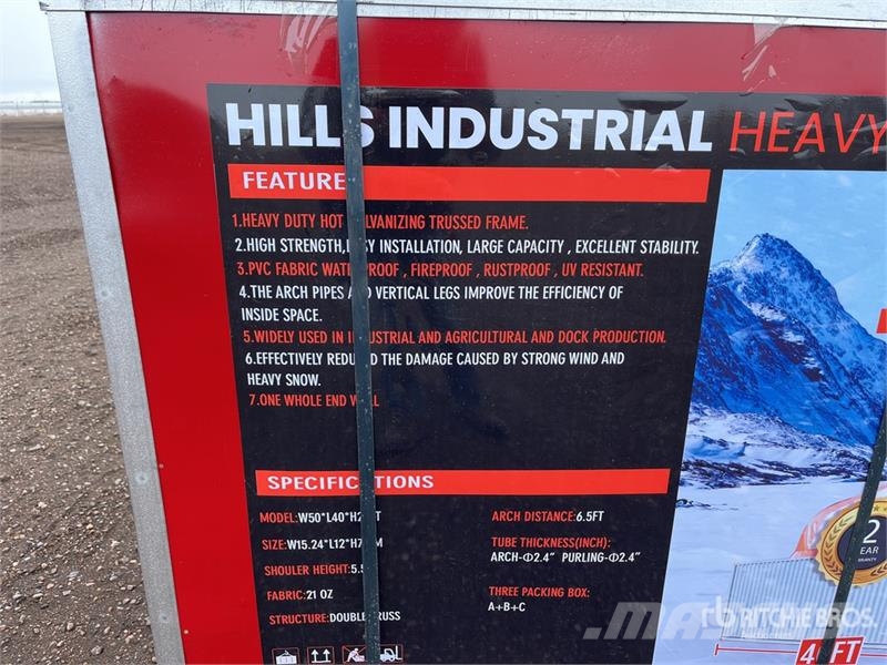 HIlls Industrial 504026 50 ft x 40 ft x 26 ft Stor Construcción - Otros