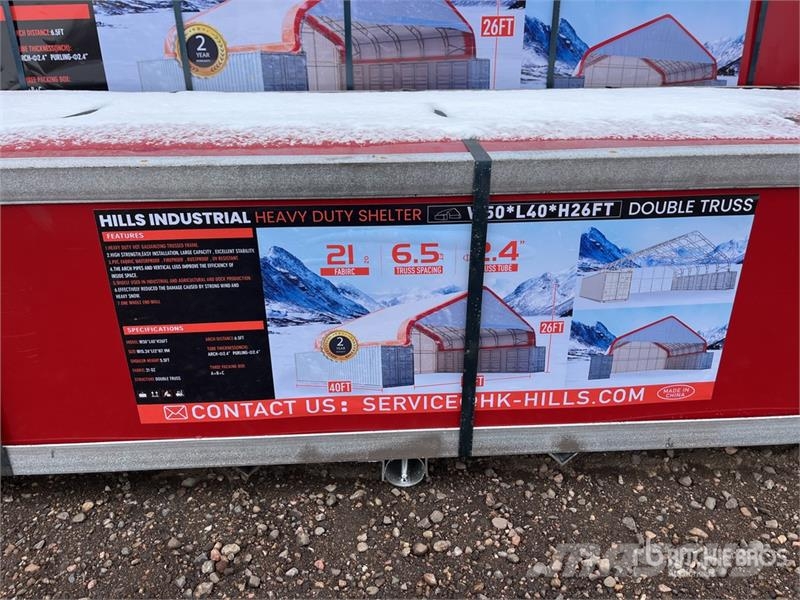 HIlls Industrial 504026 50 ft x 40 ft x 26 ft Stor Construcción - Otros