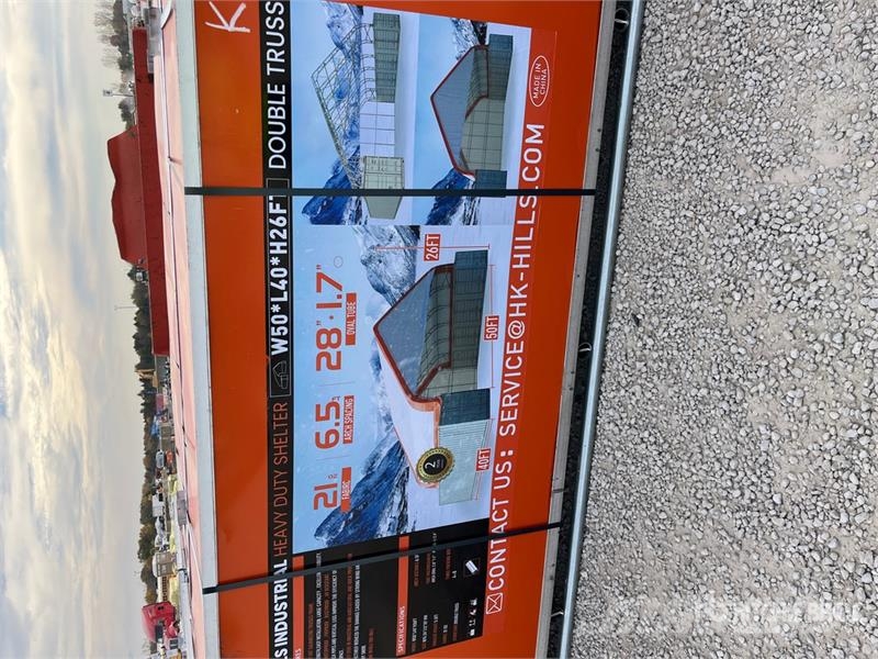 HIlls Industrial 504026 x 26 ft Container Shelter معدات البناء - غير ذلك