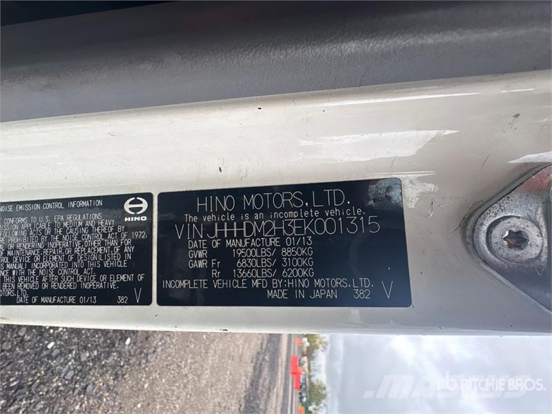 Hino 195 Platformas/izkraušana no sāniem