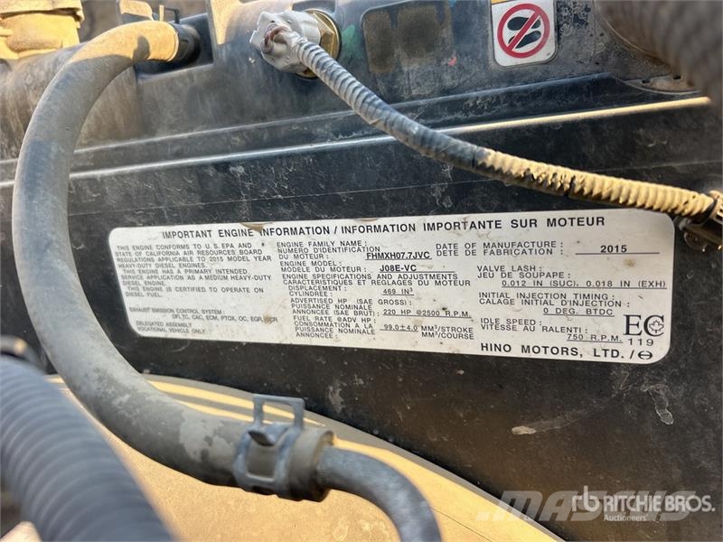 Hino 268 شاحنات ذات هيكل صندوقي
