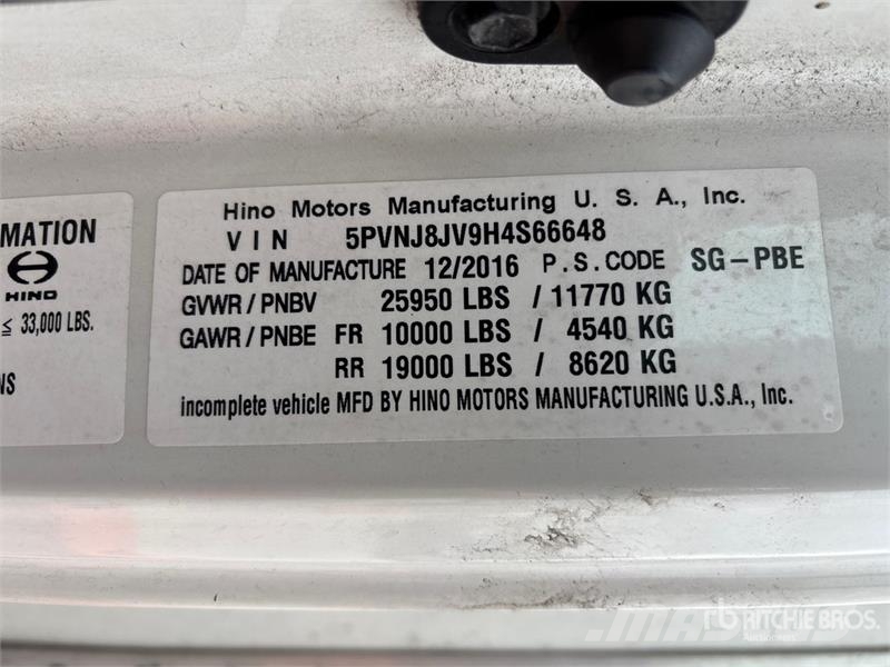 Hino 268 Furgons