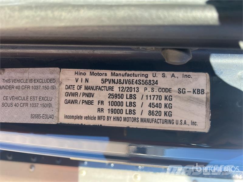 Hino 268 Фургони