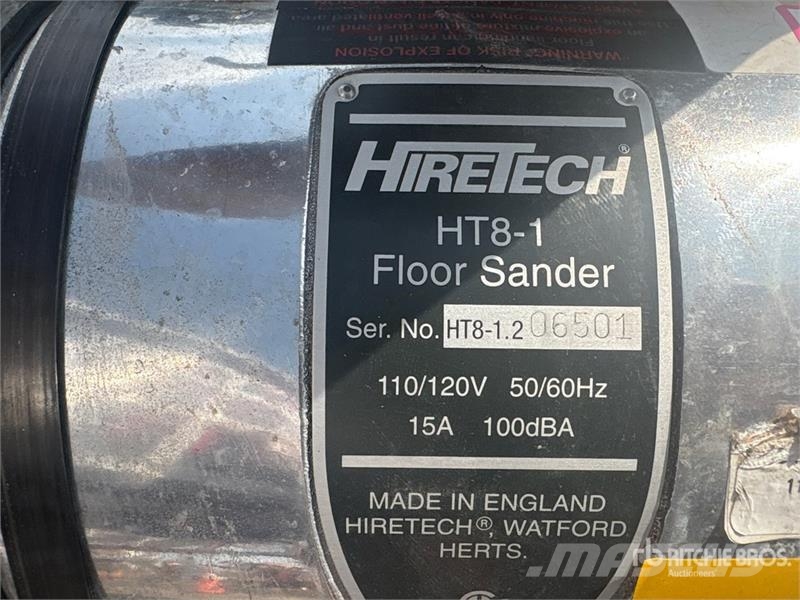Hire Tech HT81.2 Floor Sander 건설 장비 - 기타