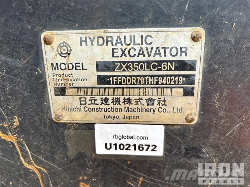 Hitachi ZX350LC-6N Tracked Excavator Crawler excavators