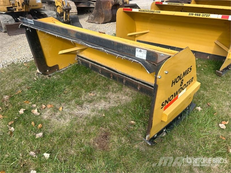 Holmes 8 Snowdozer 96 in Skid Steer Snow Pusher Lâminas e arados de neve