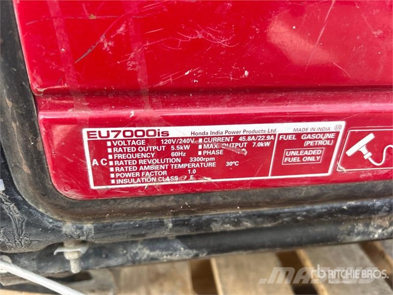 Honda EU7000is 7 kW Portable Generator Set Autres générateurs