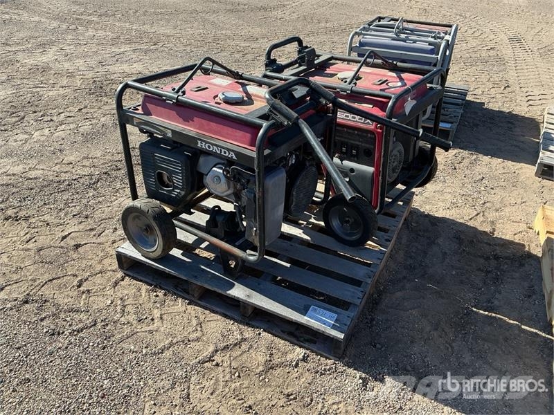 Honda of (2) Honda EB5000X Mobile Generator Set مولدات ديزل