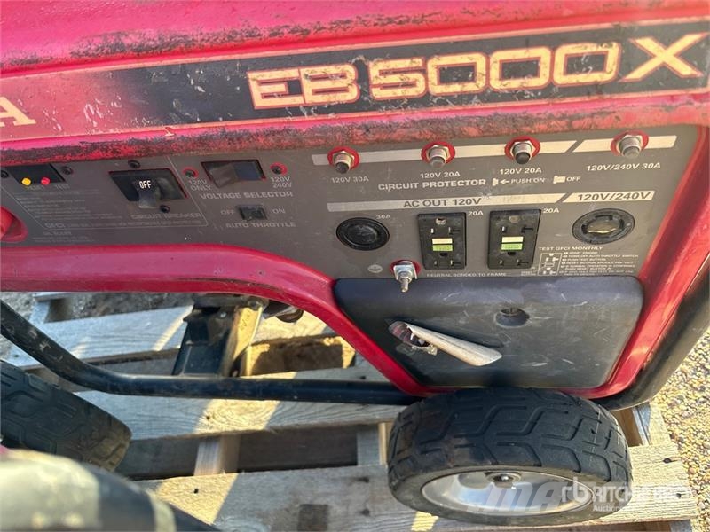 Honda of (2) Honda EB5000X Mobile Generator Set Generatori diesel