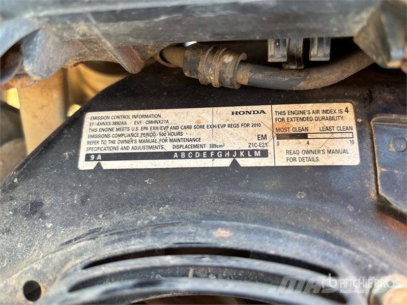 Honda of (2) Honda EG5000CL Mobile Generator Set Generatori diesel