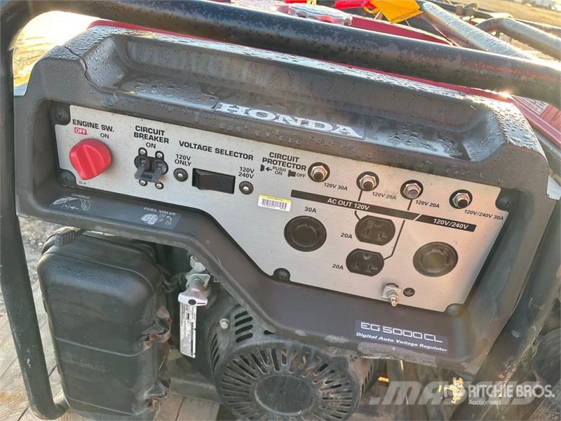Honda of (2) Honda EG5000CL Mobile Generator Set Generatori diesel