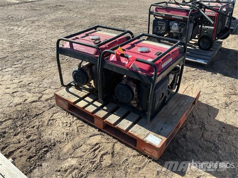 Honda of (2) Honda EG5000CL Mobile Generator Set مولدات ديزل