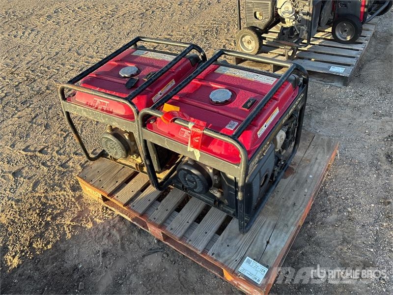 Honda of (2) Honda EG5000CL Mobile Generator Set Generatori diesel