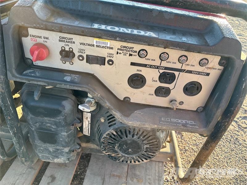 Honda of (2) Honda EG5000CL Mobile Generator Set Generatori diesel