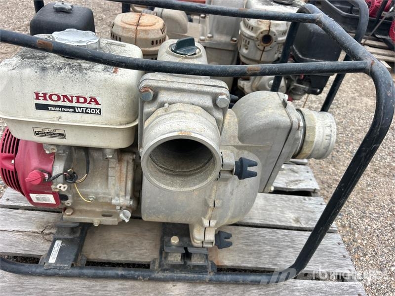 Honda of (2) Honda WT40X Skid-Mounted Water Pump Гідронасоси