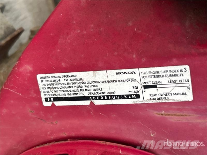 Honda of (2) Honda WT40X Skid-Mounted Water Pump Гідронасоси