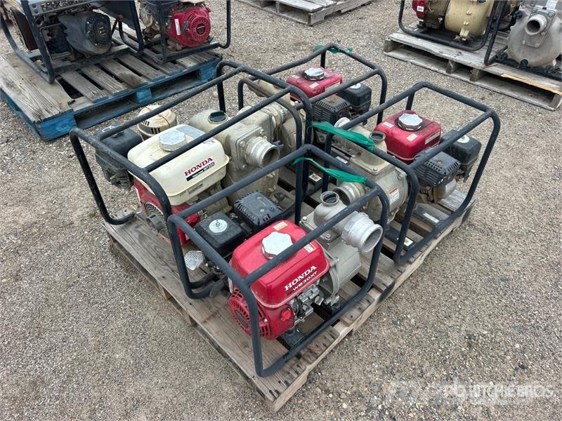 Honda of (4) Honda Skid-Mounted Water Pump Bombas de agua