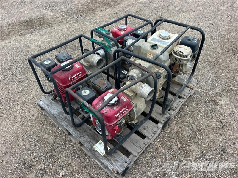 Honda of (4) Honda Skid-Mounted Water Pump Bombas de agua
