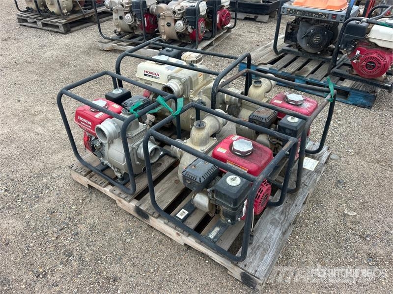 Honda of (4) Honda Skid-Mounted Water Pump Bombas de agua