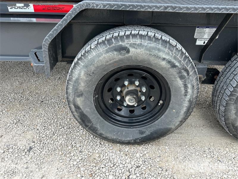 Horizon 16 ft 4 in T/A Gooseneck Dump Utility Trailer Tipphengere