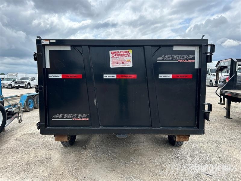 Horizon 16 ft 4 in T/A Gooseneck Dump Utility Trailer مقطورات قلابة