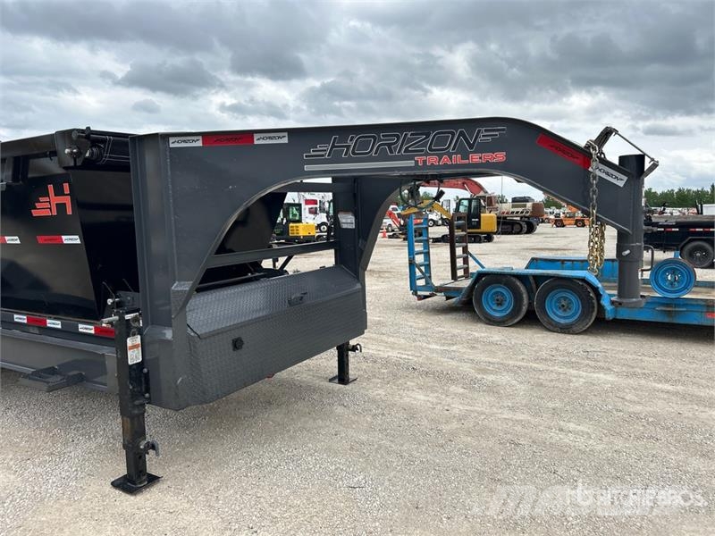 Horizon 16 ft 4 in T/A Gooseneck Dump Utility Trailer Tipphengere
