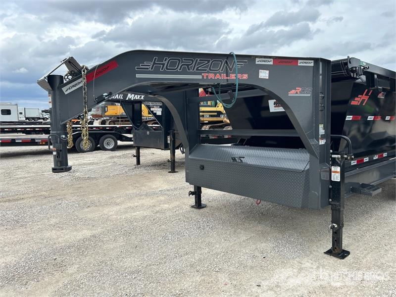 Horizon 16 ft 4 in T/A Gooseneck Dump Utility Trailer Tipphengere