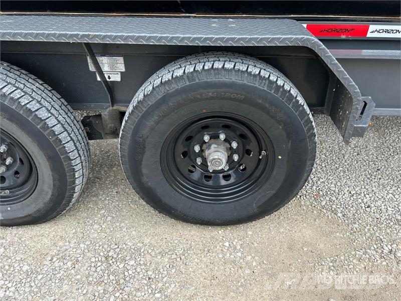 Horizon 16 ft 4 in T/A Gooseneck Dump Utility Trailer Tipphengere