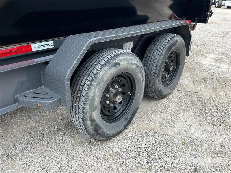 Horizon 16 ft 4 in T/A Gooseneck Dump Utility Trailer Tipphengere