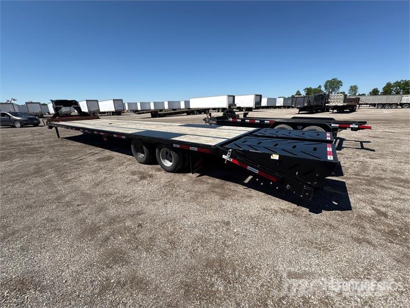 Horizon FHZGN-10MR 25000 lb 40 ft T/A Gooseneck Equipment Remolques para transporte de vehículos